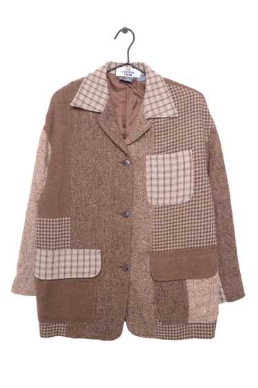 Patchwork Wool Jacket