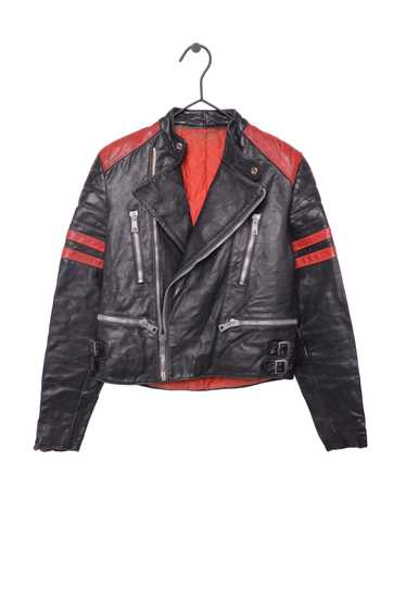 1980s Leather Moto Jacket