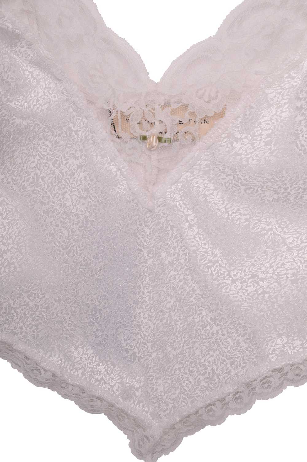 White Lace Slip Top - image 2