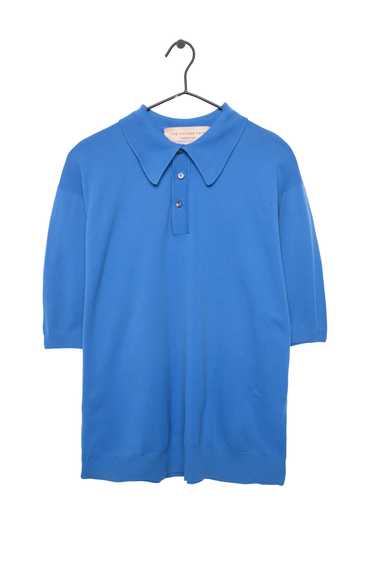 Cerulean Knit Polo - image 1