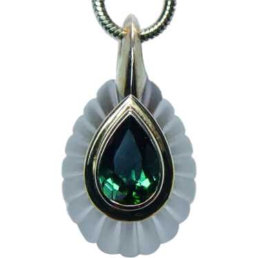 H stern green tourmaline - Gem
