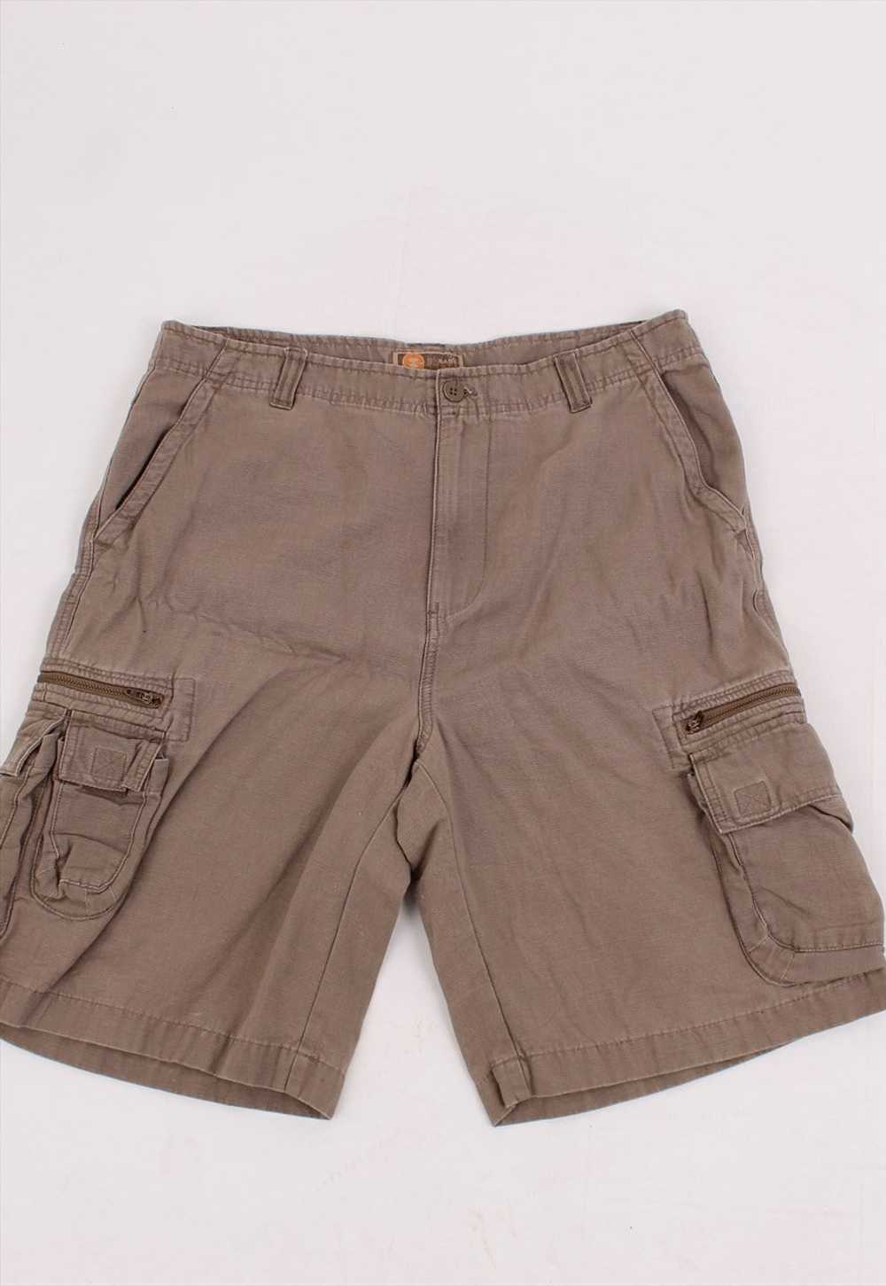 Mens Vintage 90's GH bass light brown cargo shorts - image 1