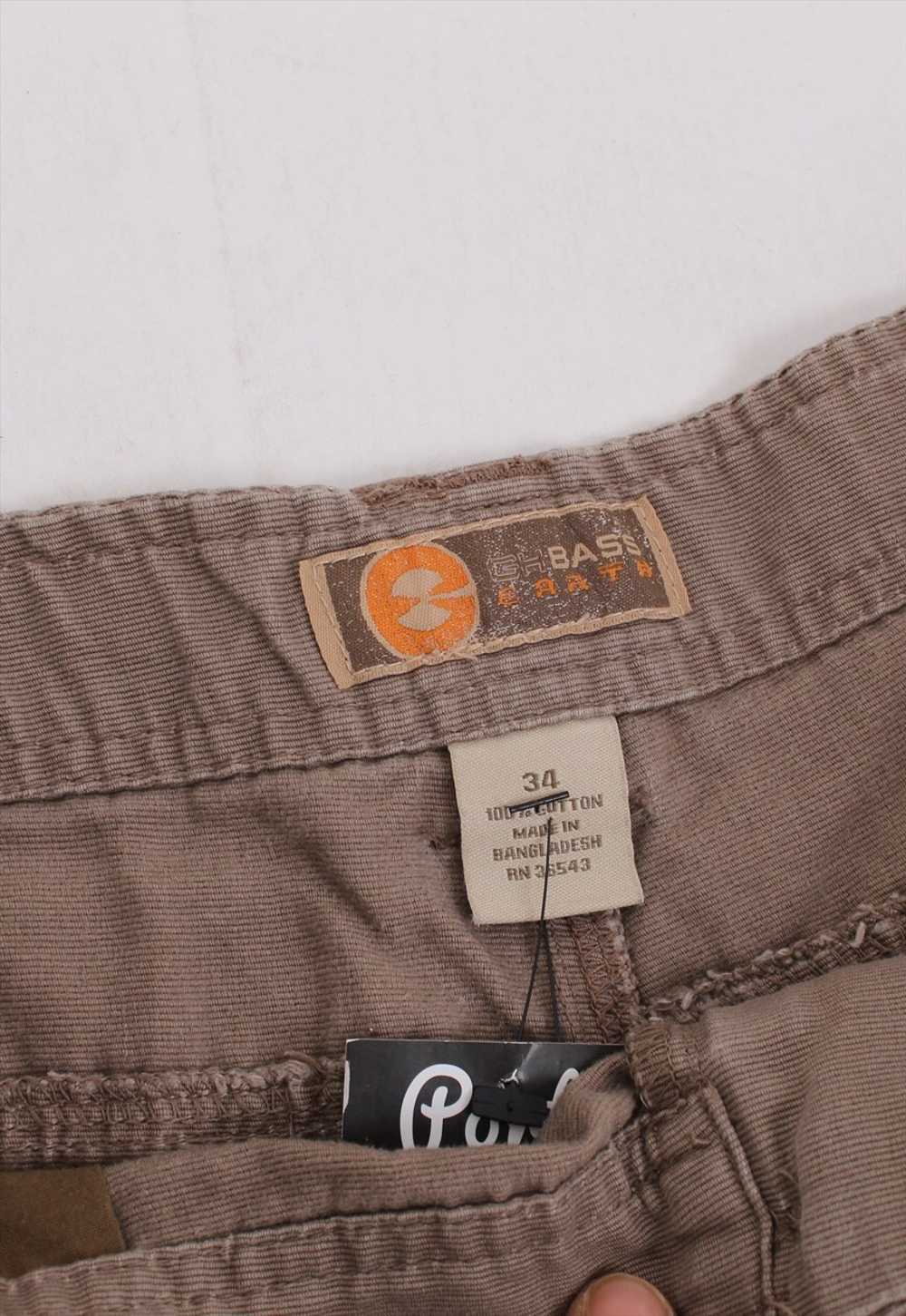 Mens Vintage 90's GH bass light brown cargo shorts - image 3