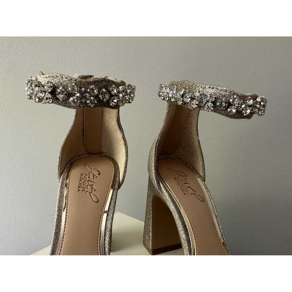 Badgley Mischka Glitter heels - image 2
