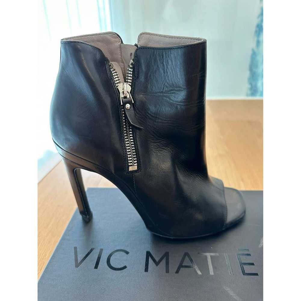 Vic Matié Leather boots - image 2