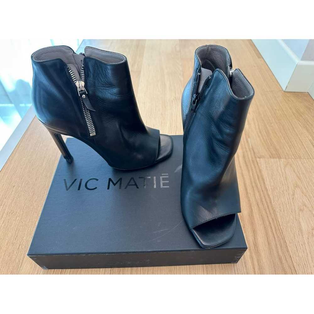 Vic Matié Leather boots - image 4