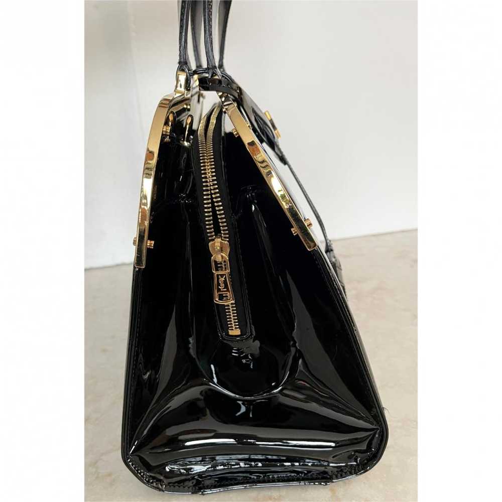 Yves Saint Laurent Patent leather handbag - image 5