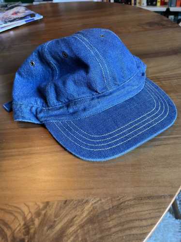 Retro Flip Hat, Flip Cap with Leather Adjustable Belt, Denim Blue Flip Cap, Khaki Flip Cap, Gift for Him, Y2K Cap, Short Brim Cap