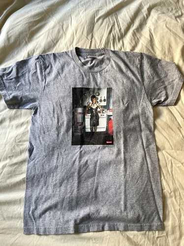 Supremebeing Supreme Gray Nan Goldin Graphic T-Shi