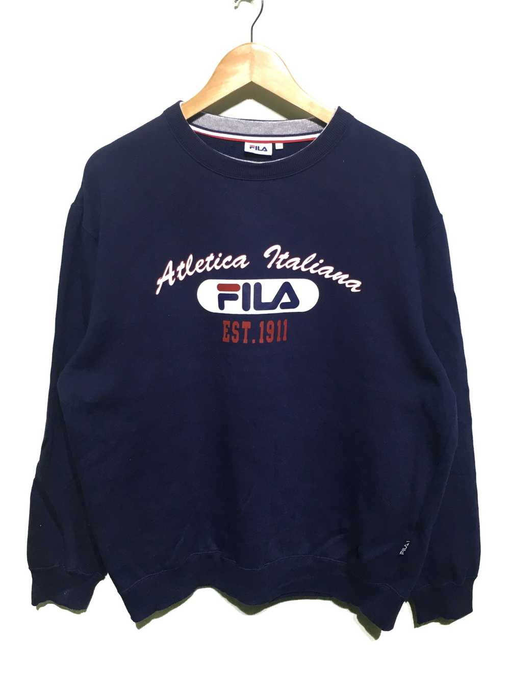 Fila Vintage FILA ITALIA ATHLETIC Stripes Crewnec… - image 1