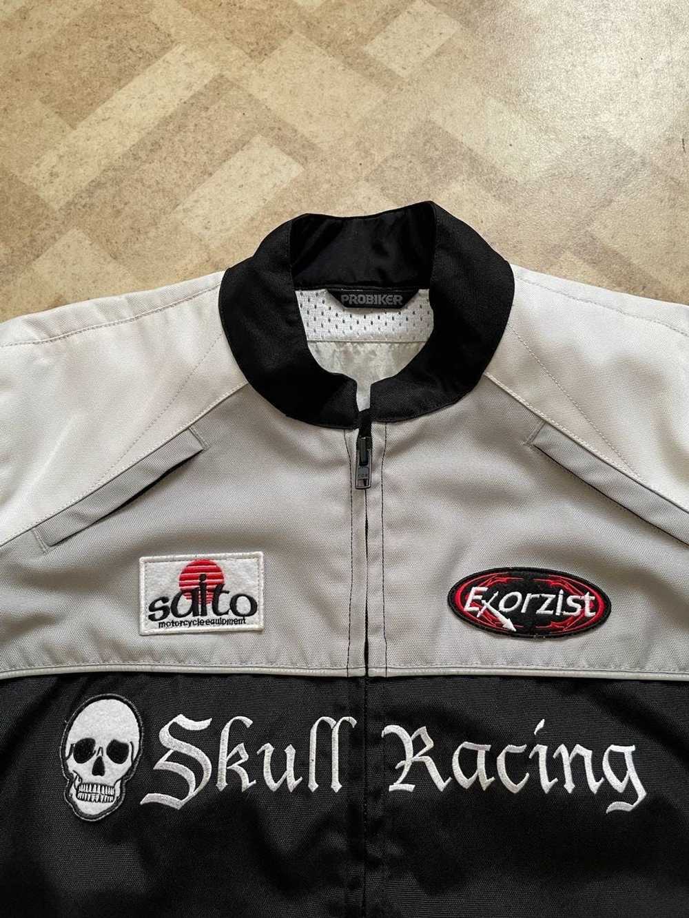 Racing × Skulls × Vintage Vintage Moto Skull Raci… - image 4