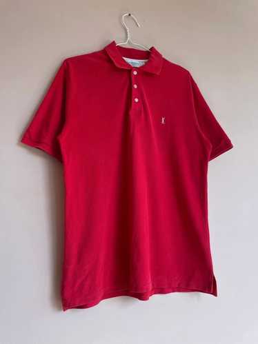 Vintage 90s Yves Saint Laurent YSL polo t-shirt color pink size XL