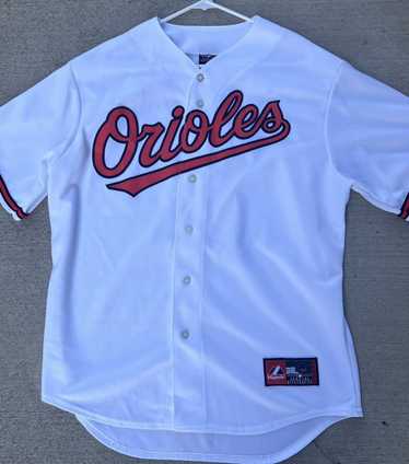 Vintage 90s Baltimore Orioles Baseball Jersey Authentic Sewn Pro Cut