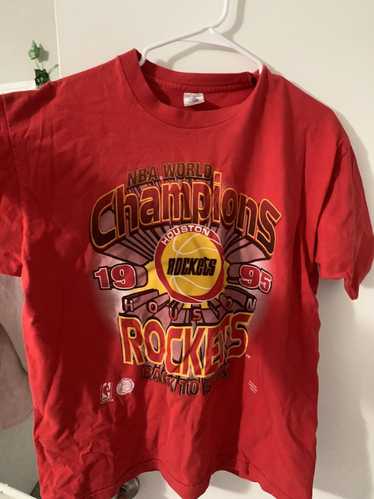 Vintage 1995 NBA Finals Houston Rockets shirt - Guineashirt