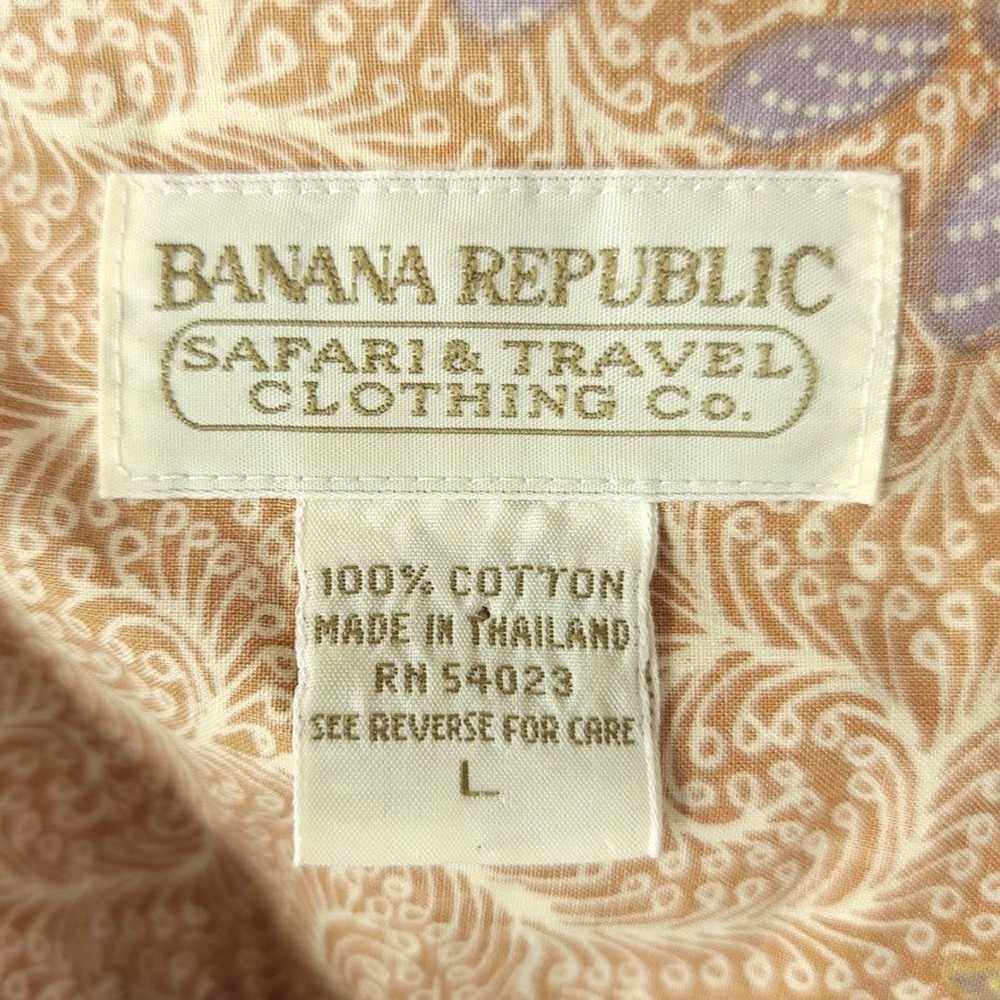 Vintage Banana Republic Safari Camp Shirt Vintage 80s… - Gem