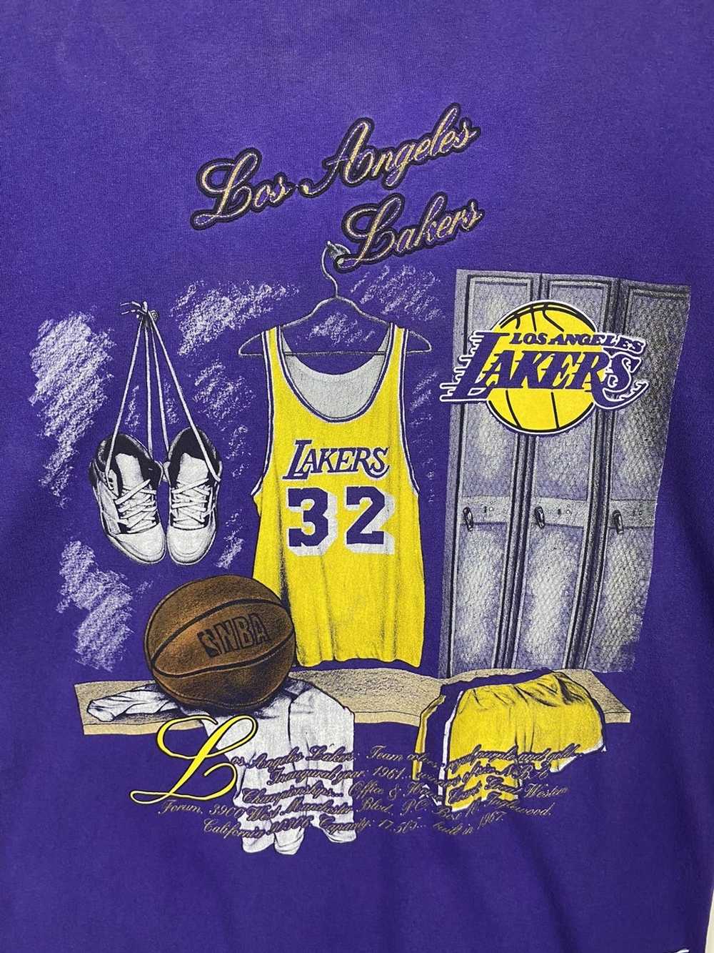 L.A. Lakers × NBA × Vintage VTG 90s LA LAKERS PRI… - image 2