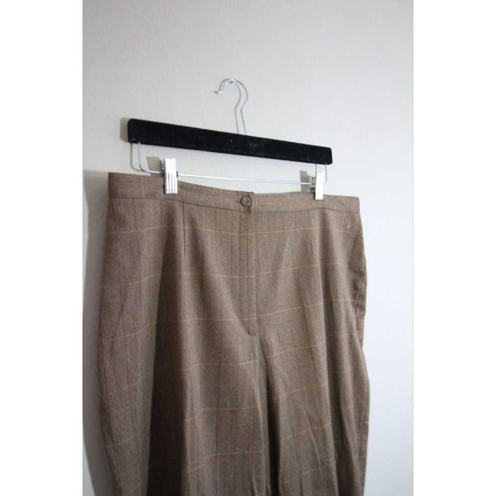 Vintage Ashley Stewart Plaid Pants, Size 18 Strai… - image 1