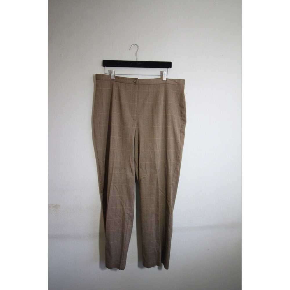Vintage Ashley Stewart Plaid Pants, Size 18 Strai… - image 2