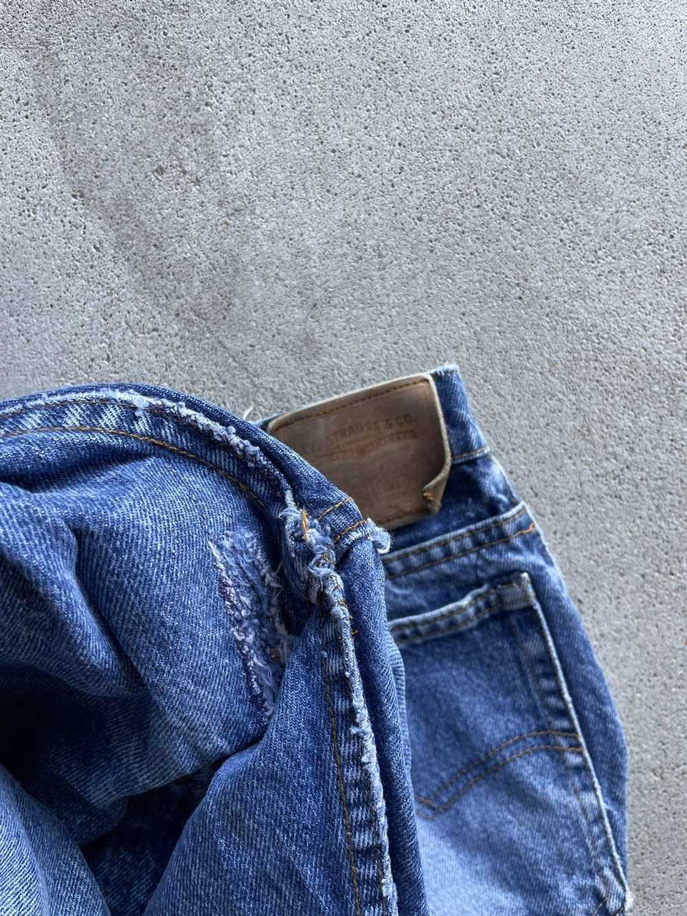 Levi's × Vintage Vintage 70s Levi’s Faded denim j… - image 9