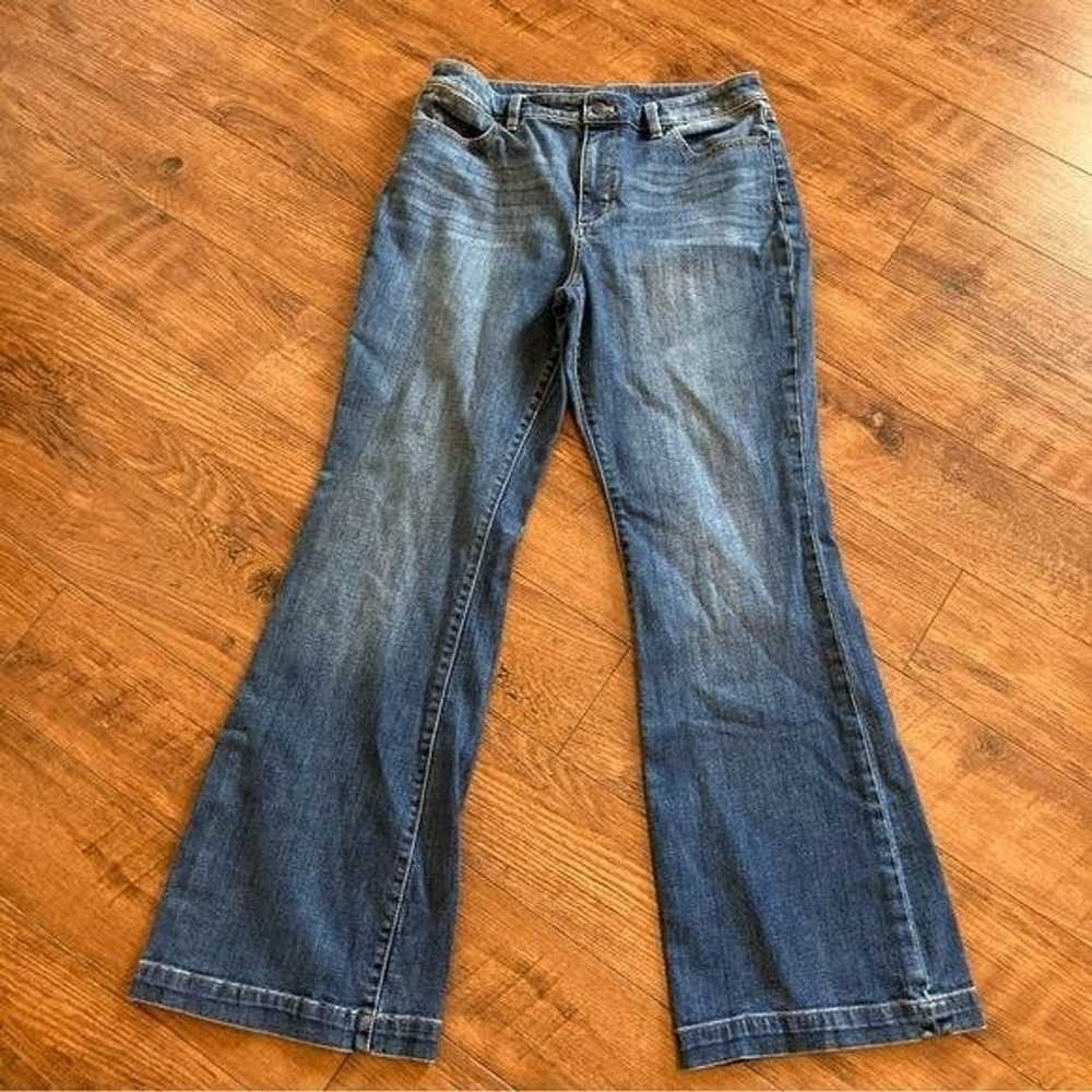 Other Talbots Flare Jeans Denim Wide Leg Pants Si… - image 1