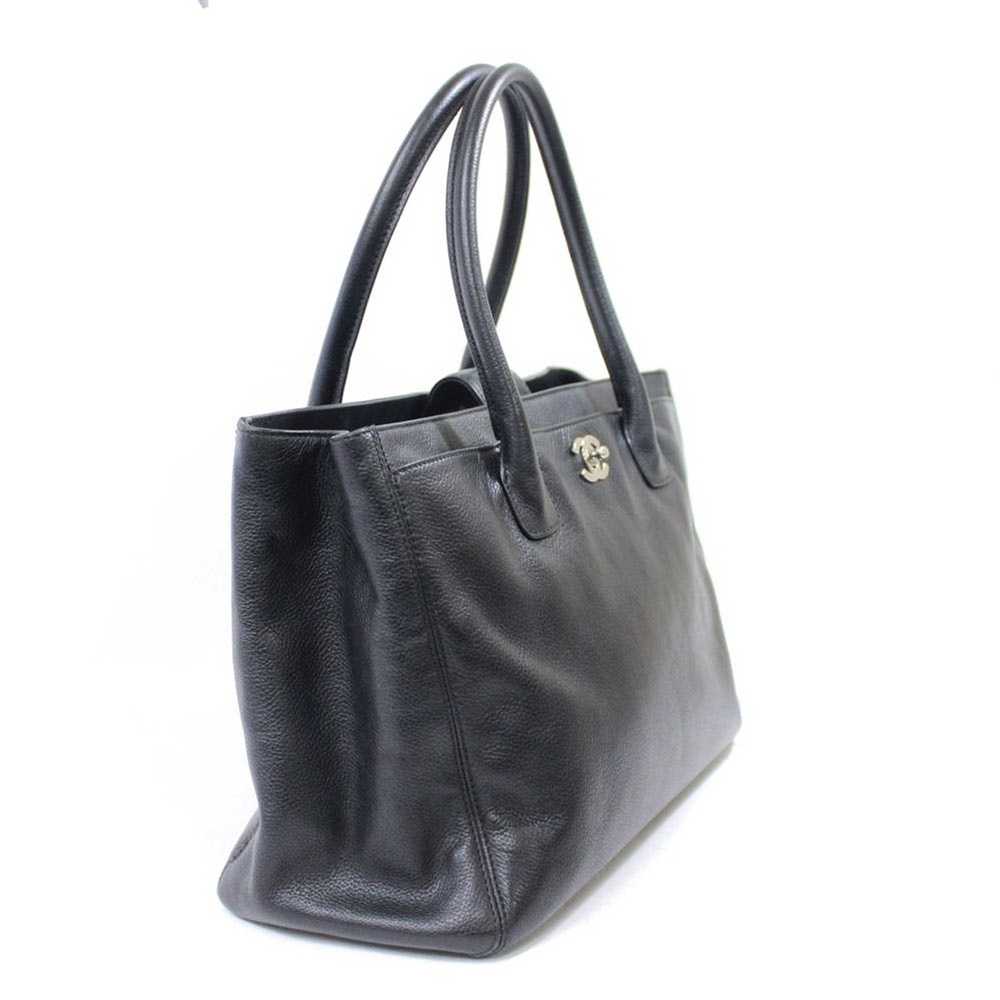 CHANEL] Chanel 2way shoulder A40394 Handbag Mouton Black Ladies