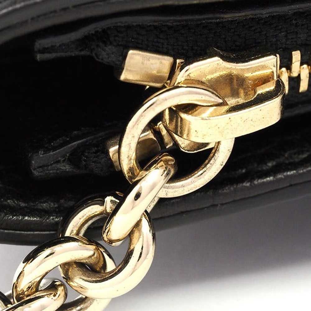 GUCCI Interlocking Chain Shoulder Bag Leather White 607720 Auth am4734  ref.1010255 - Joli Closet