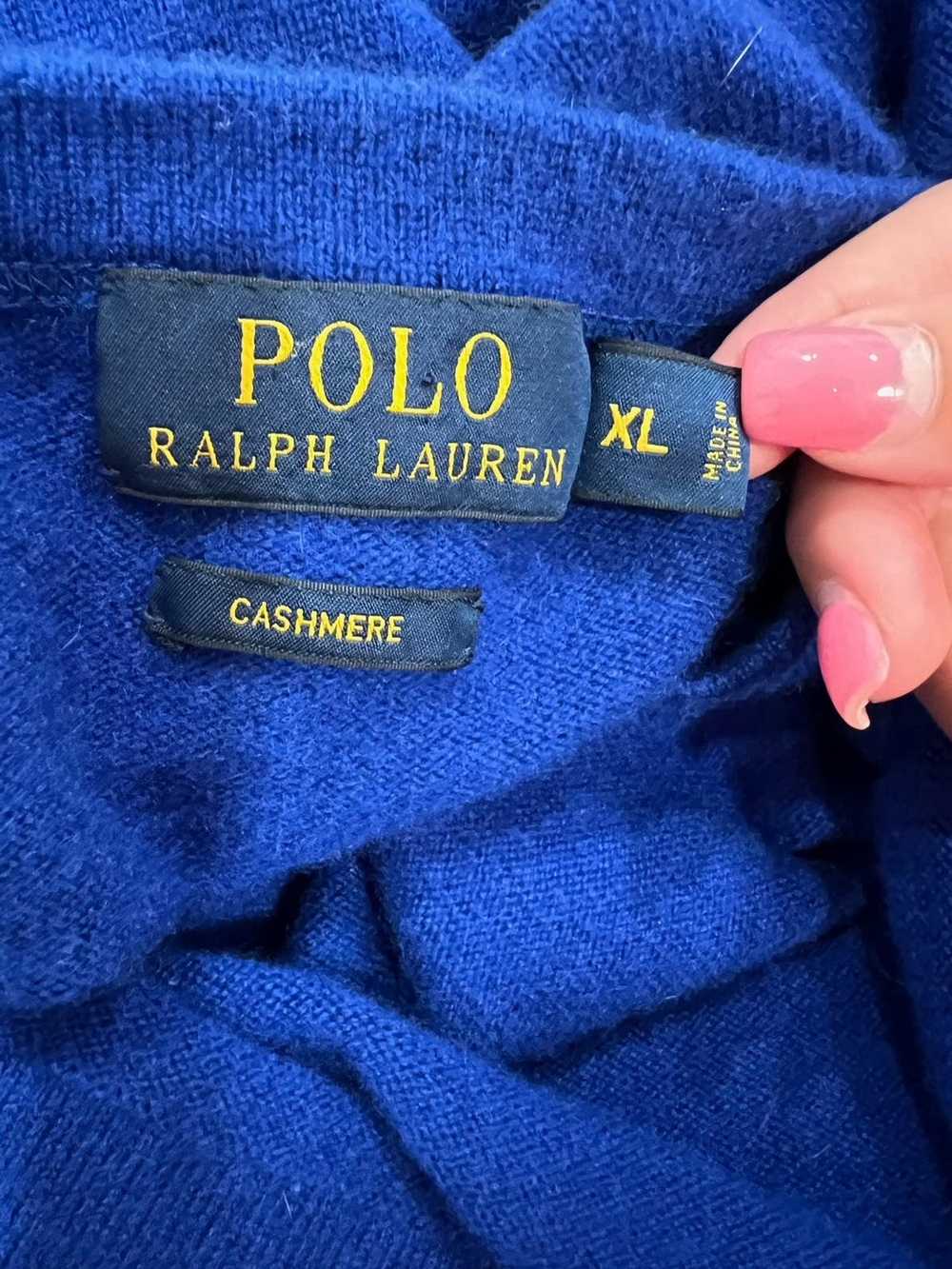 Polo Ralph Lauren Polo Cashmere Sweater sz XL - image 6