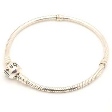 PANDORA Sterling Silver Snap Clasp Bracelet 590702HV