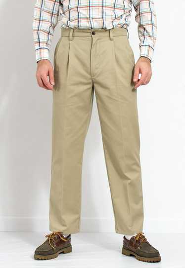 St. John's Bay Vintage pleated pants in beige siz… - image 1