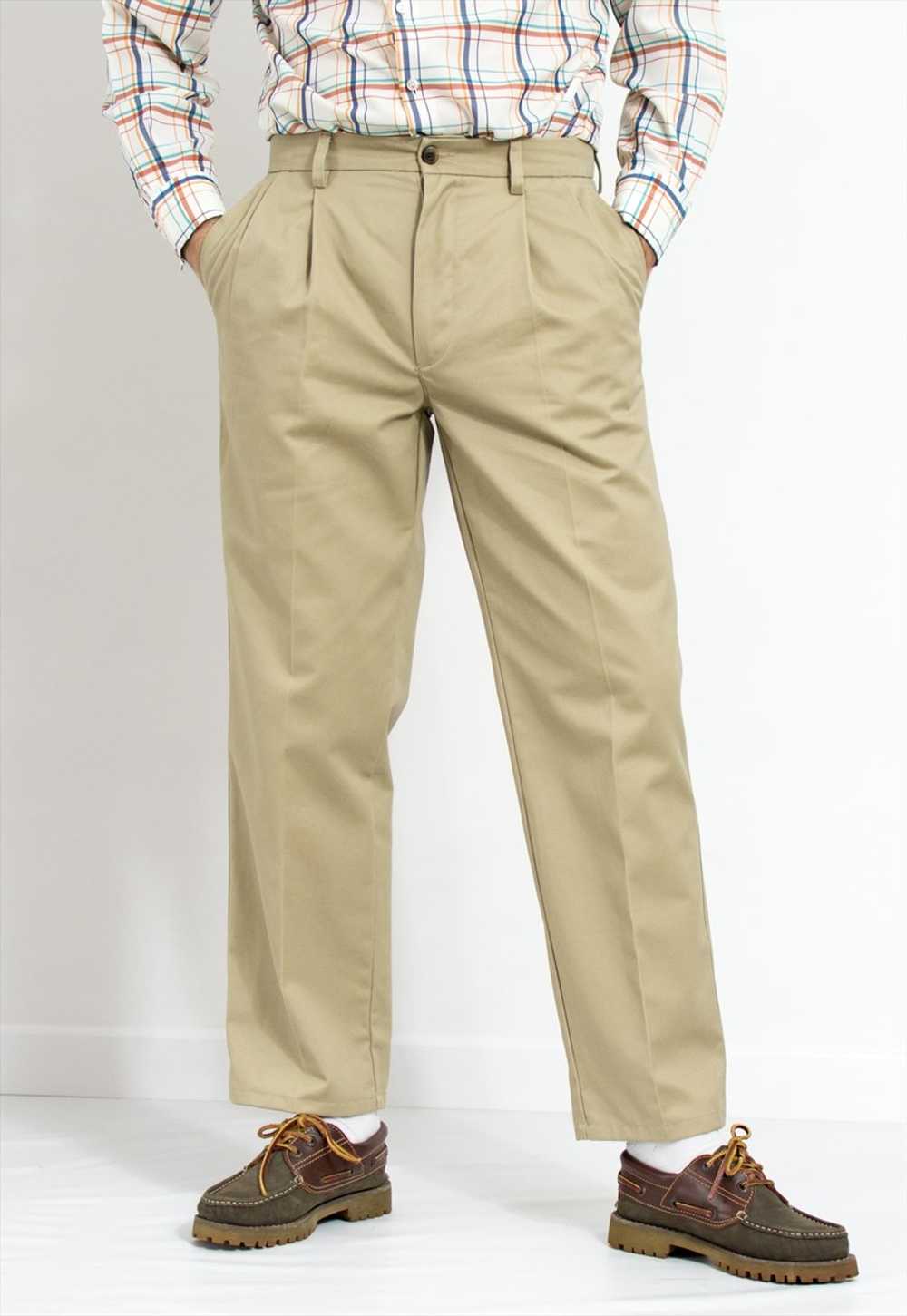 St. John's Bay Vintage pleated pants in beige siz… - image 4
