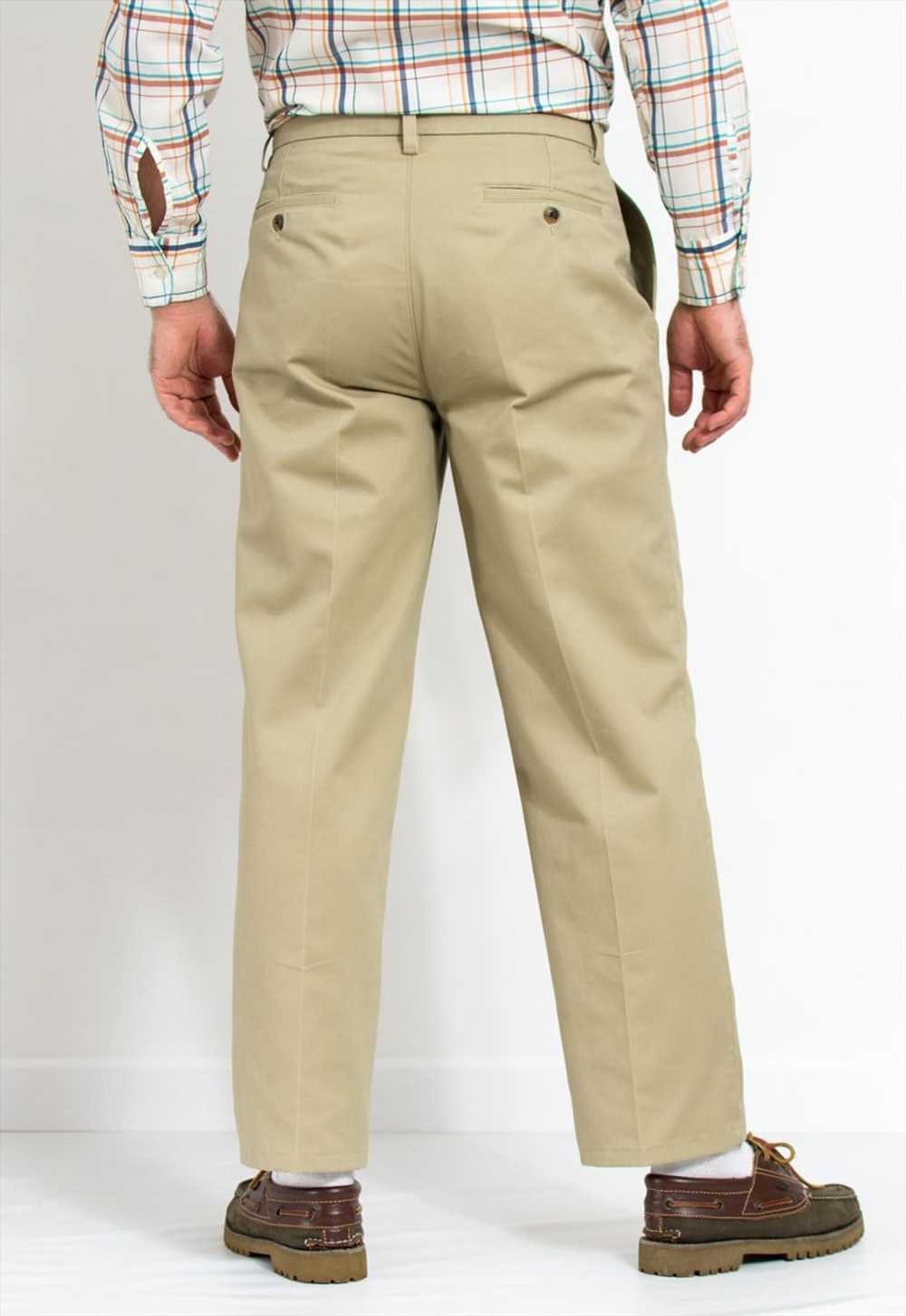 St. John's Bay Vintage pleated pants in beige siz… - image 5