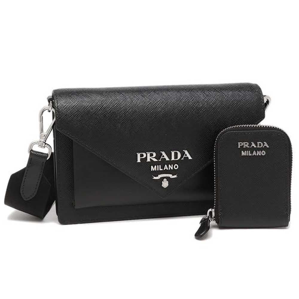 Prada Prada Shoulder Bag Saffiano Black - image 1