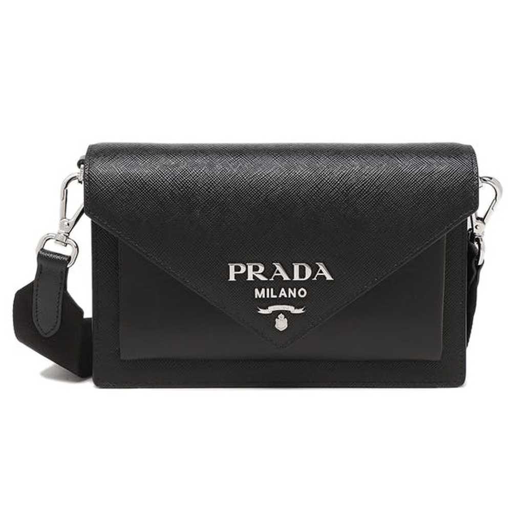 Prada Prada Shoulder Bag Saffiano Black - image 4