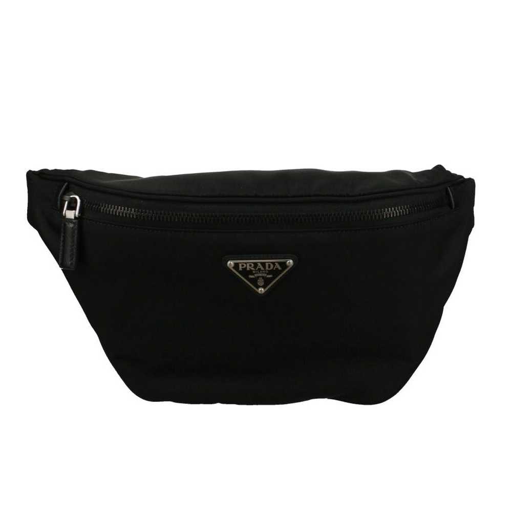 Prada Prada Body Bag Nylon Leather Black Gem