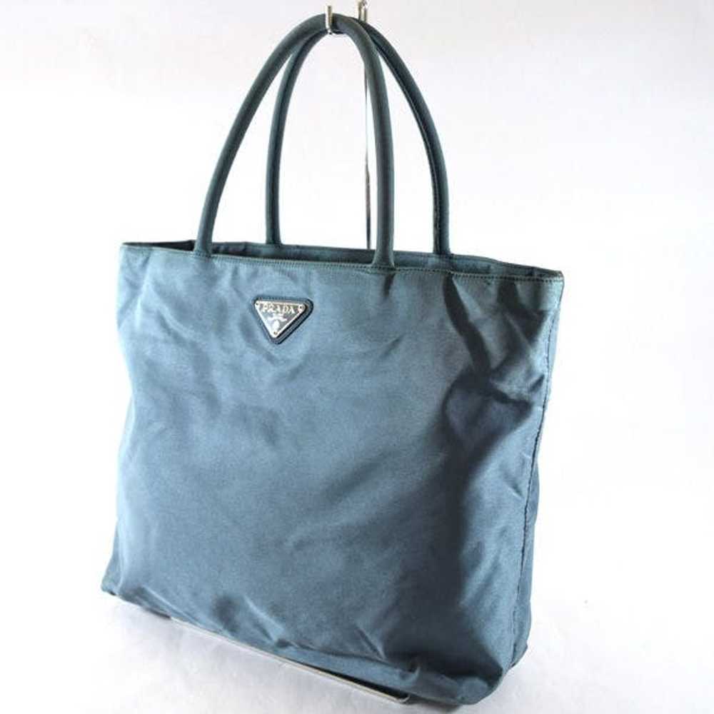 Prada Prada Handbag Nylon Blue - image 1