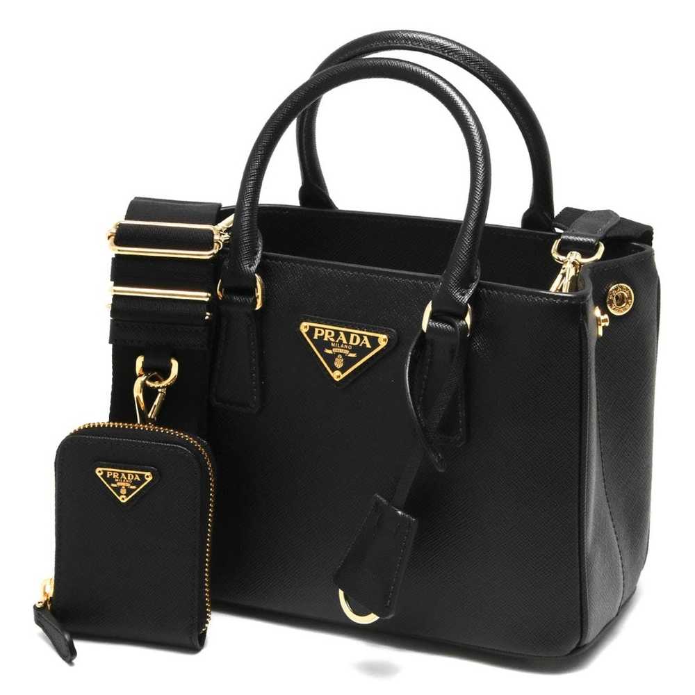 Prada Prada Handbag Tote Bag Mini Bag Calf Leathe… - image 1