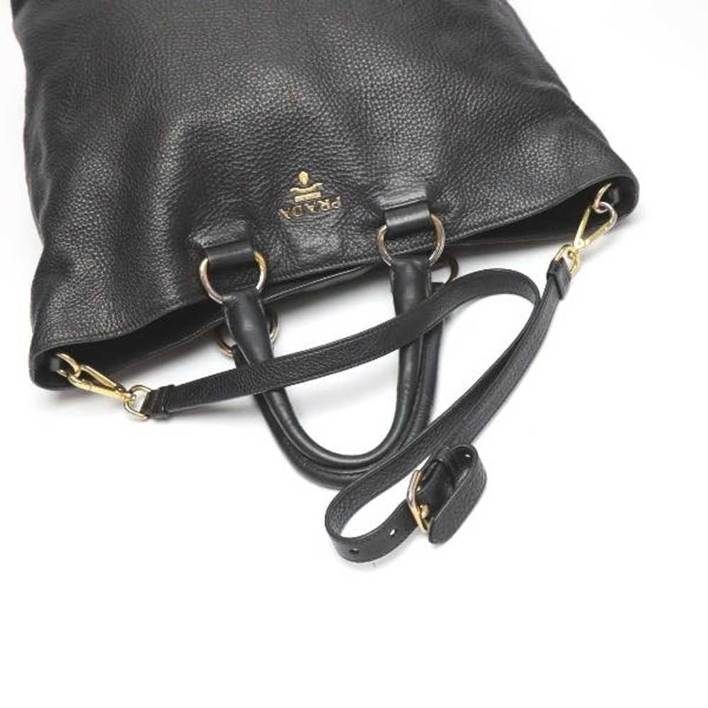Prada Prada Crossbody Bag 2 Way Handbag Black - image 6