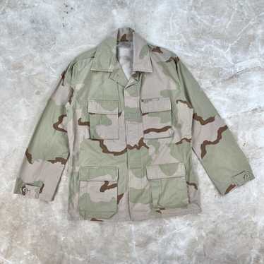 Men Vintage Woodland Camouflage Camo Jacket Shirt Legend Che 