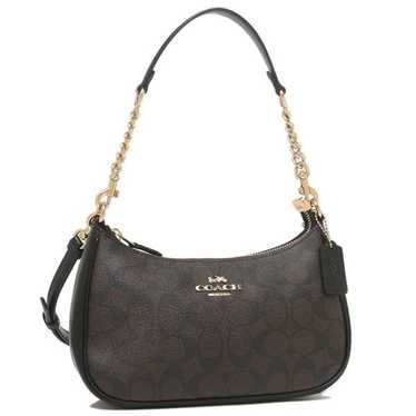 Auth Coach bag outlet COACH Thoth 2WAY leather shoulder bag 18620 black