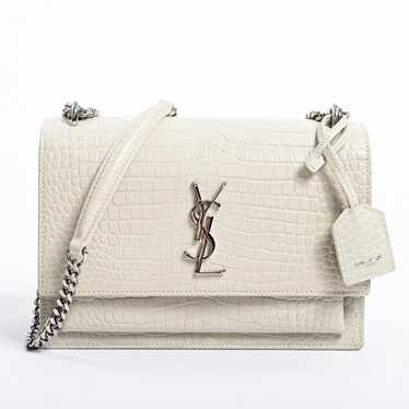 SAINT LAURENT YSL Sunset Mini bag Golden Leather ref.415032 - Joli Closet