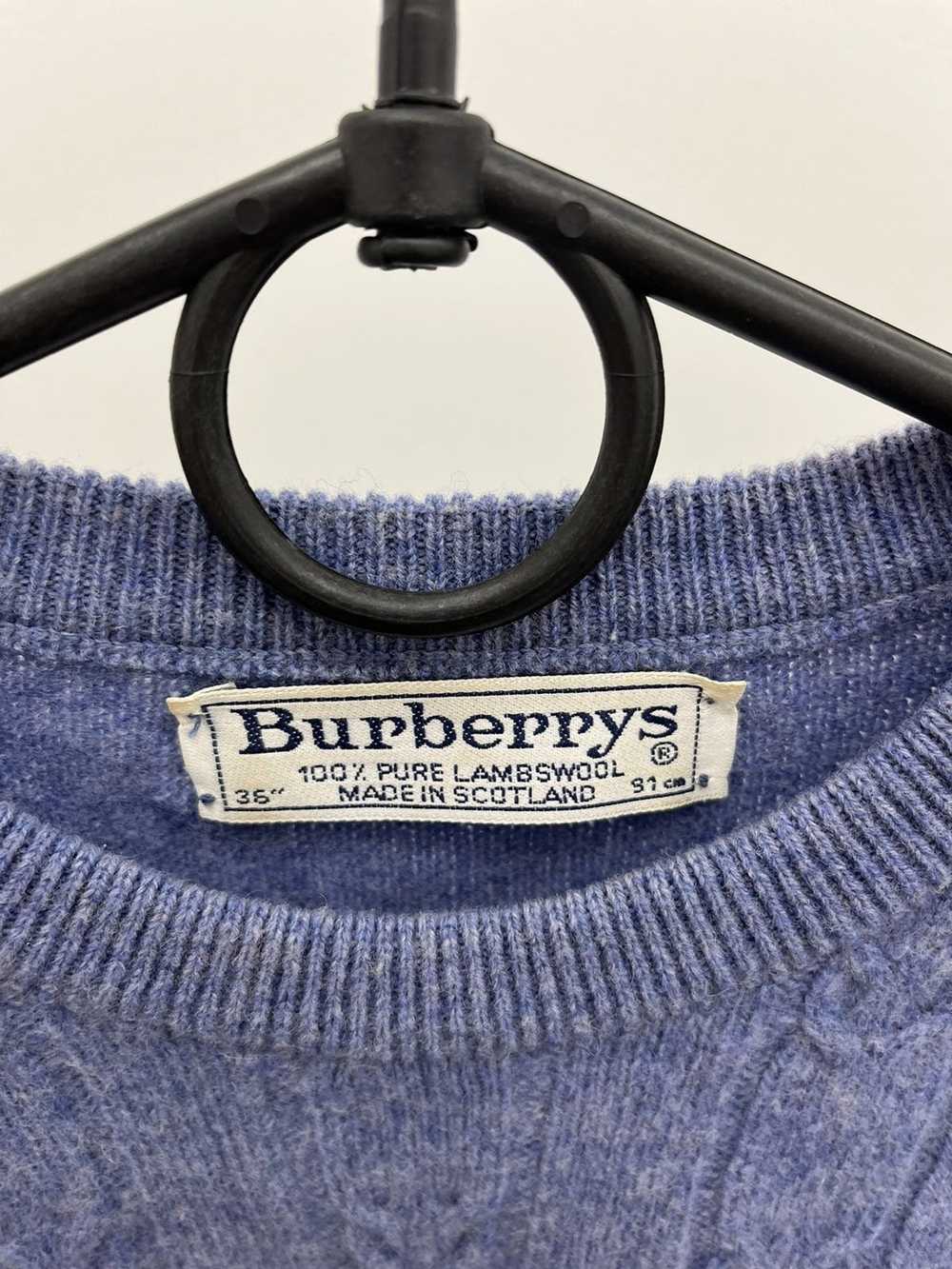 Burberry Vintage Burberrys Wool Knit Sweater - image 3