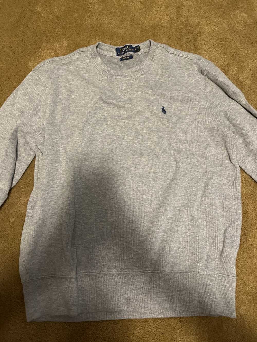 Polo Ralph Lauren Grey Polo Sweater (Estate Rib) - Gem