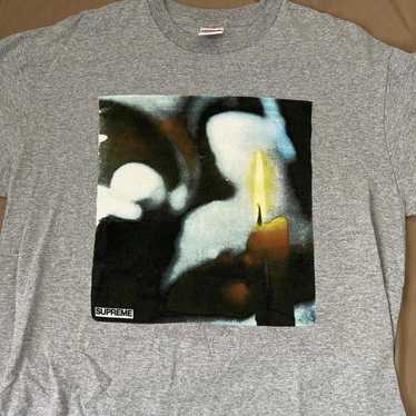 Supreme candle best sale tee grey