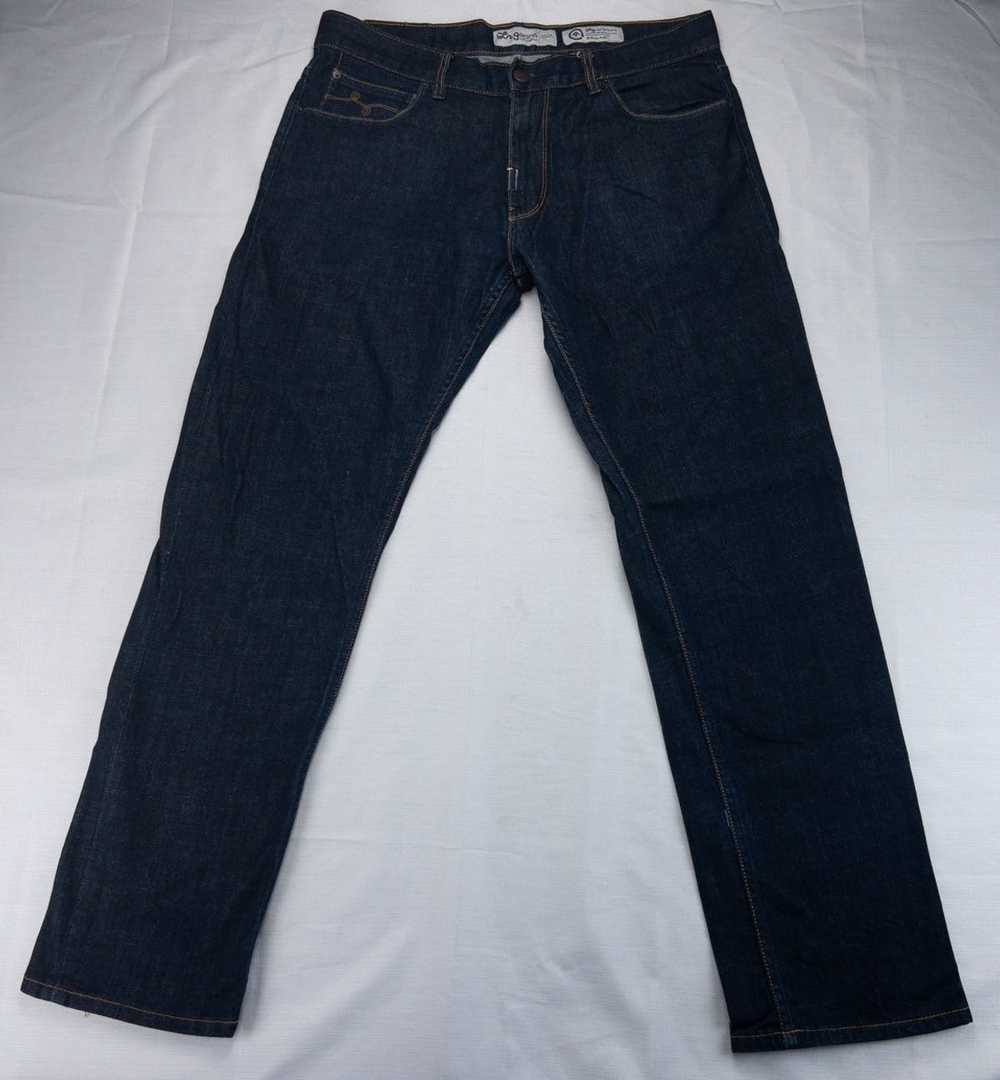 LRG LRG Jeans straight fit dark blue denim jeans … - image 1