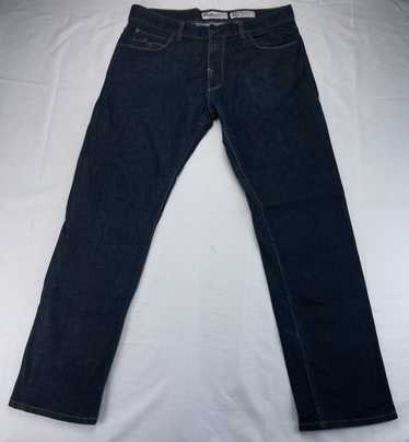 LRG Jeans Men's 34x32 Blue Medium Wash Denim Grass Roots