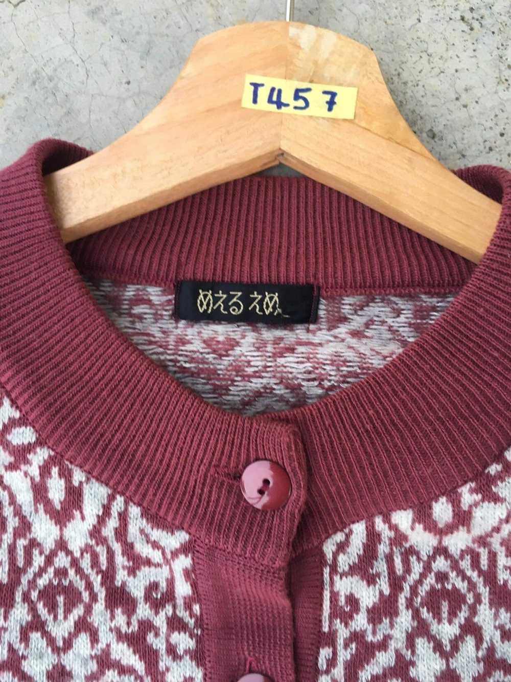 Coloured Cable Knit Sweater × Designer × Patterne… - image 7