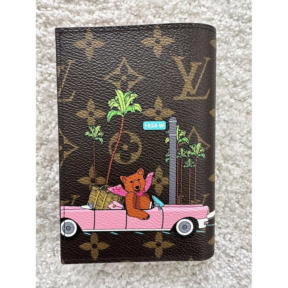 Louis Vuitton Passport cover cloth card wallet - image 2