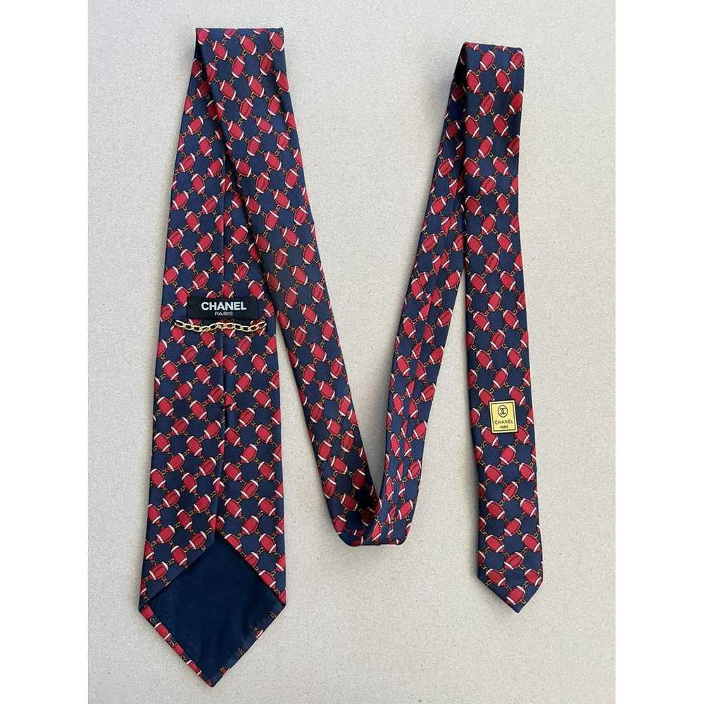 Chanel Silk tie - image 6