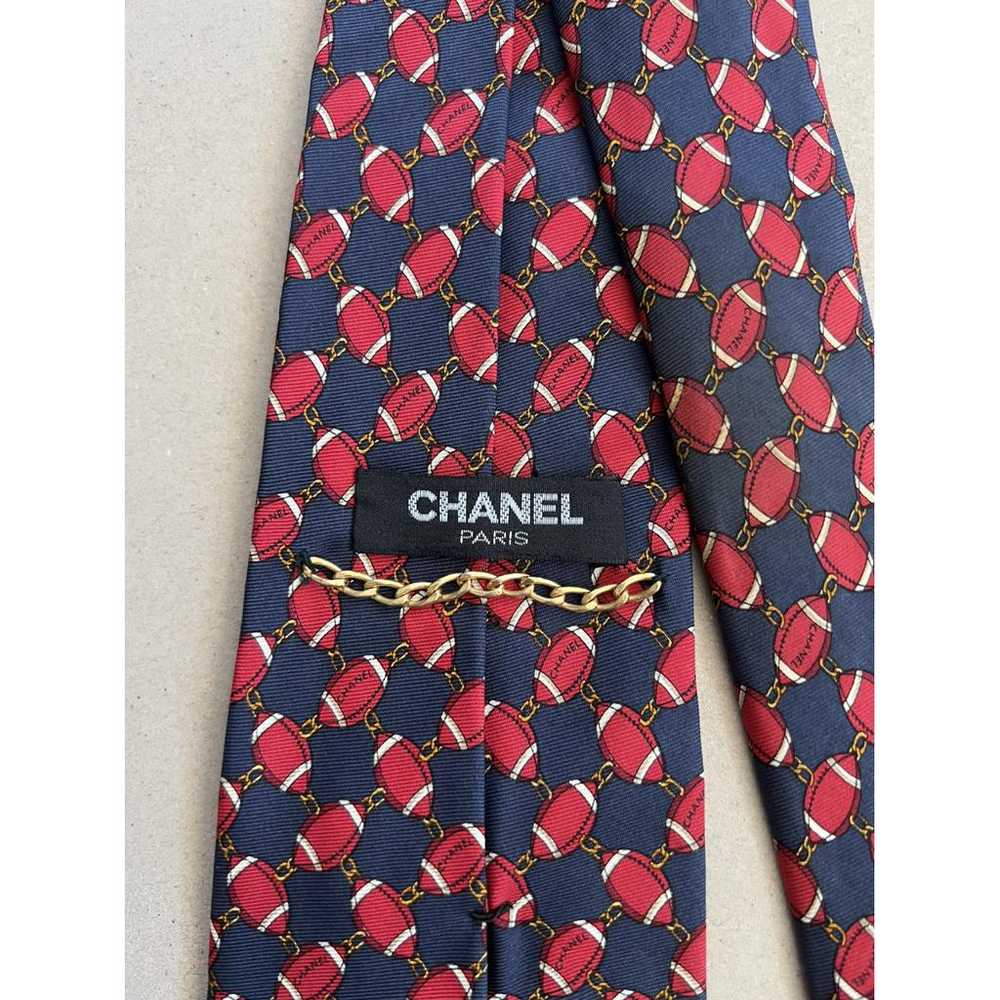 Chanel Silk tie - image 7