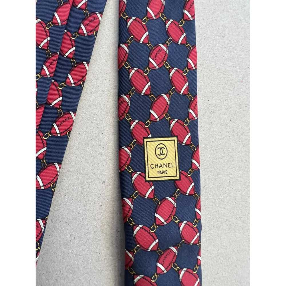 Chanel Silk tie - image 8